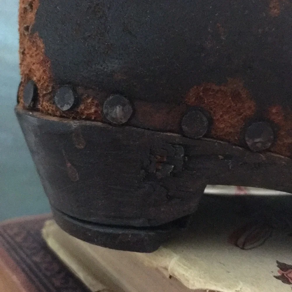 Antique Victorian Edwardian Child Shoes - Picture 3 of 8